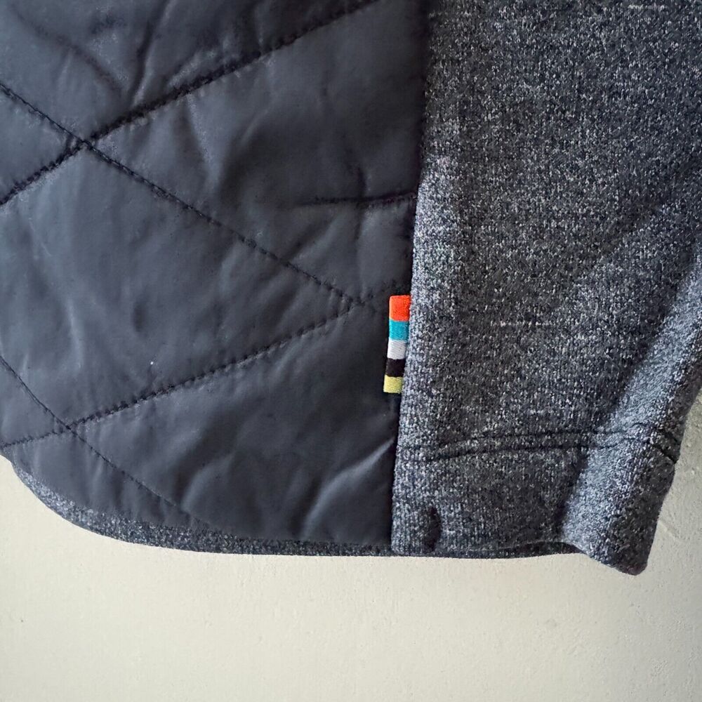 Smartwool Smartloft 120 Jacket Mens M Black Gray Wool Down Quilted NEW - Picture 7 of 16